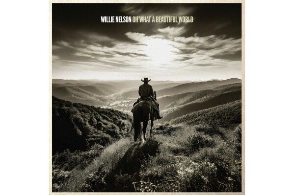 This album cover image released by Sony shows “Oh What A Beautiful World” by Willie Nelson. (Sony via AP)