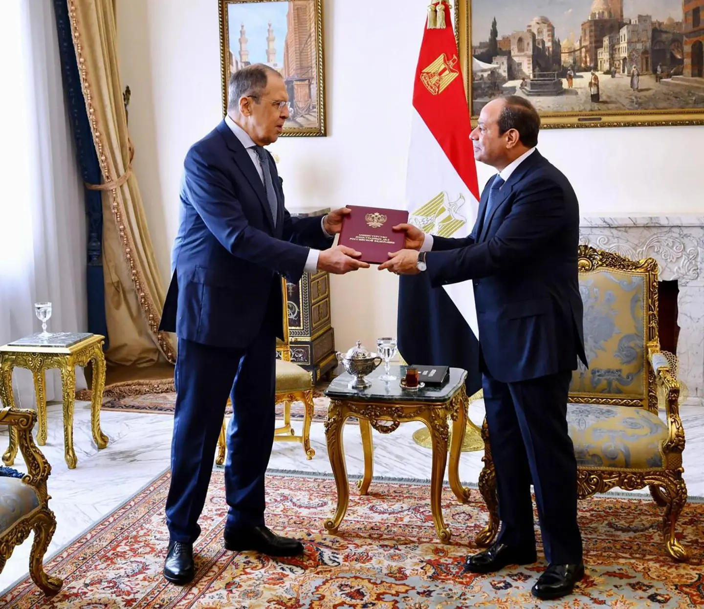 Russian top diplomat visits Egypt, part of Africa trip amid Ukraine war