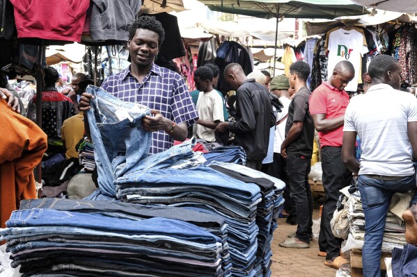 Used clothing from the West is a big seller in East Africa. Uganda's leader  wants a ban