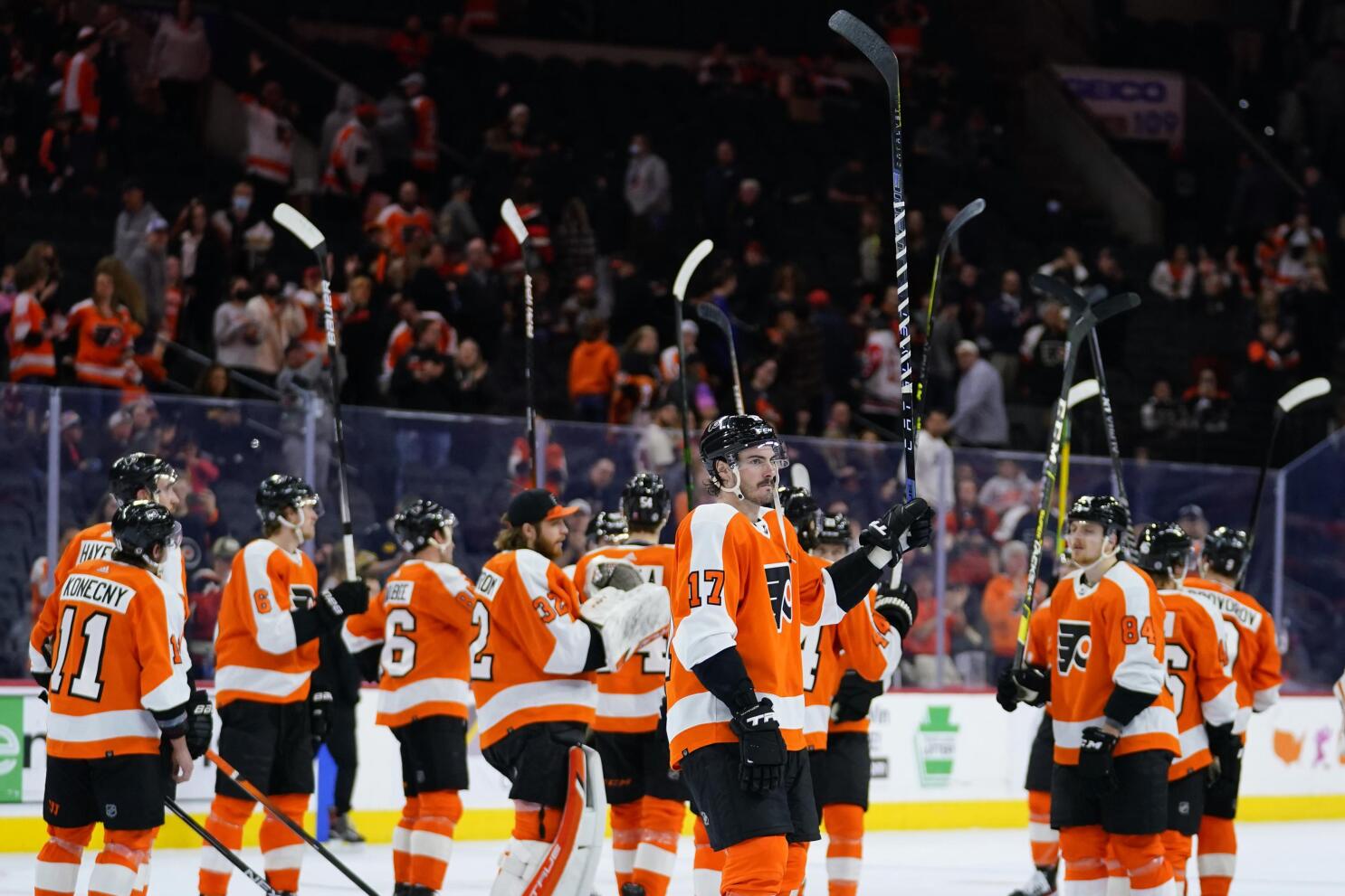 At long last, Flyers fans return to the Wells Fargo Center