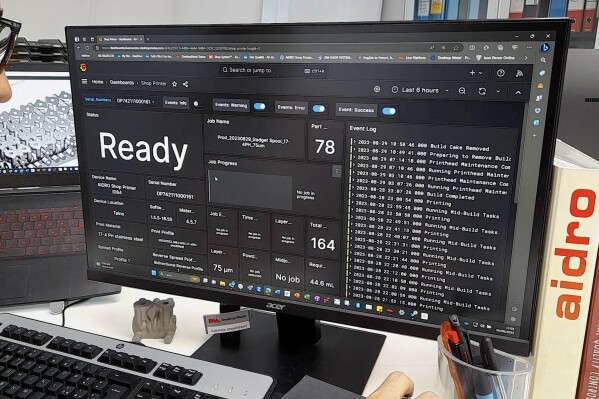 Desktop Metal is launching Live Monitor™, an Industry 4.0 solution for users of select Desktop Metal printers and ancillary equipment to monitor and use real-time data from their equipment to improve efficiency. (Photo: Business Wire)