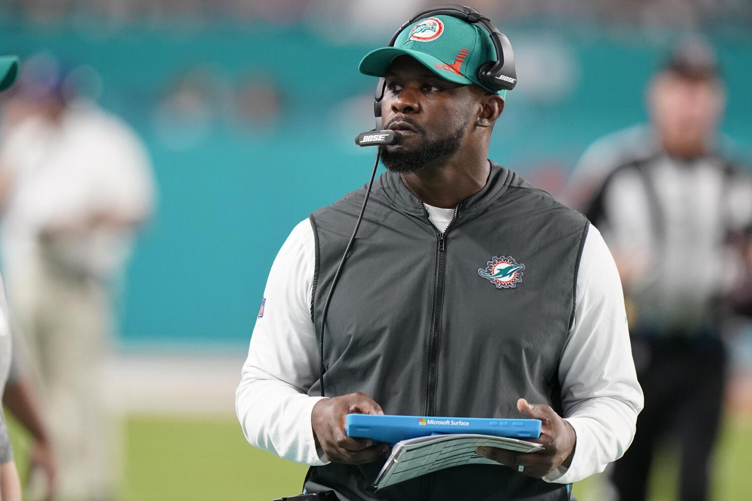 Former Dolphins coach Brian Flores files racial discrimination