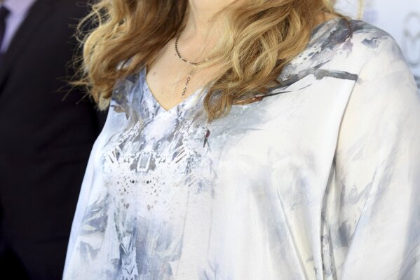 FILE - In this Feb. 8, 2020, file photo, director Lynn Shelton arrives at the 35th Film Independent Spirit Awards, in Santa Monica, Calif. Shelton, an independent filmmaker who directed “Humpday” and “Little Fires Everywhere,” has died at age 54. Shelton’s publicist, Adam Kersh, said in a statement Saturday, May 16, 2020, that she died Friday in Los Angeles from an unidentified blood disorder. (Photo by Richard Shotwell/Invision/AP, File)