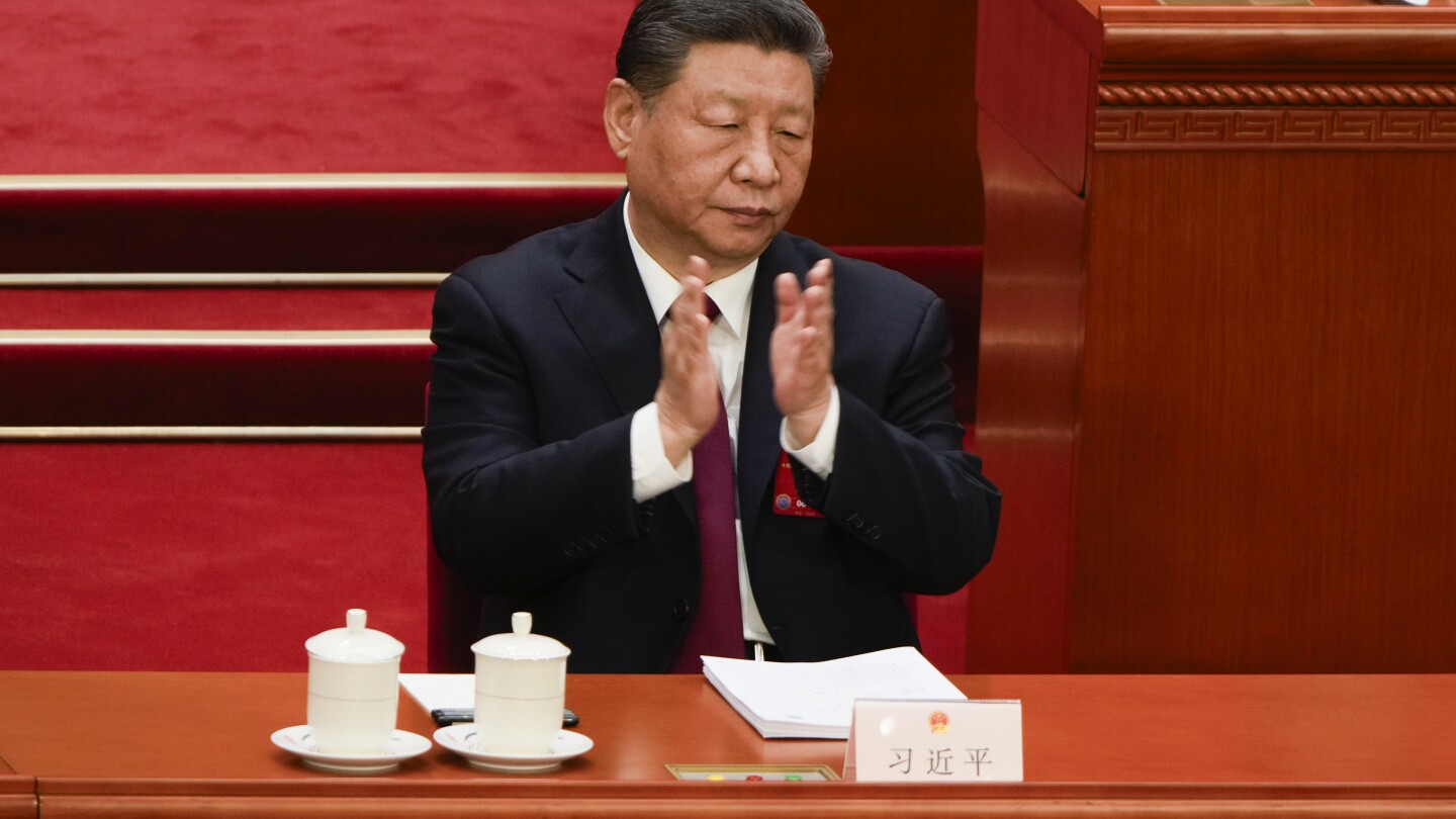 China keeps its economic growth target at 'around 5%' despite a looming trade war