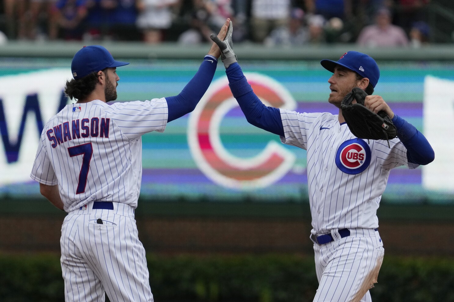 Photos: Dansby Swanson hits home run as Cubs beat Braves