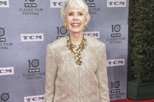FILE - Barbara Rush appears at the 2019 TCM Classic Film Festival - Opening Night Gala of 