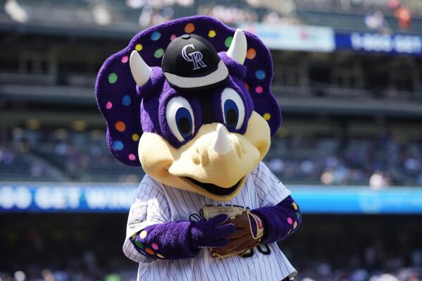 Colorado Rockies say fan shouted at mascot Dinger, didn't yell