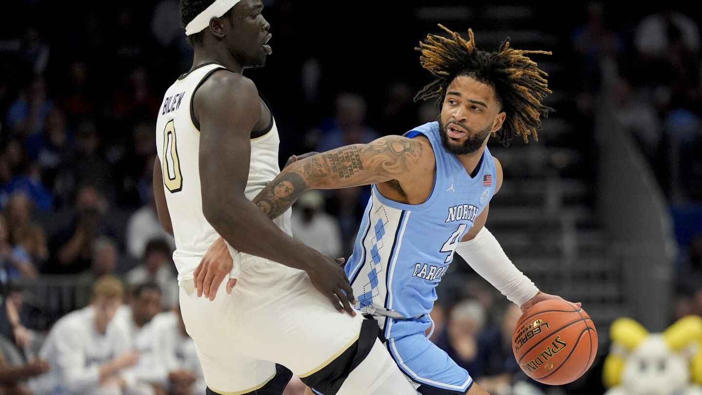 UNC beats Wake Forest 68-59 to advance to ACC semifinals behind RJ Davis’ 23 points