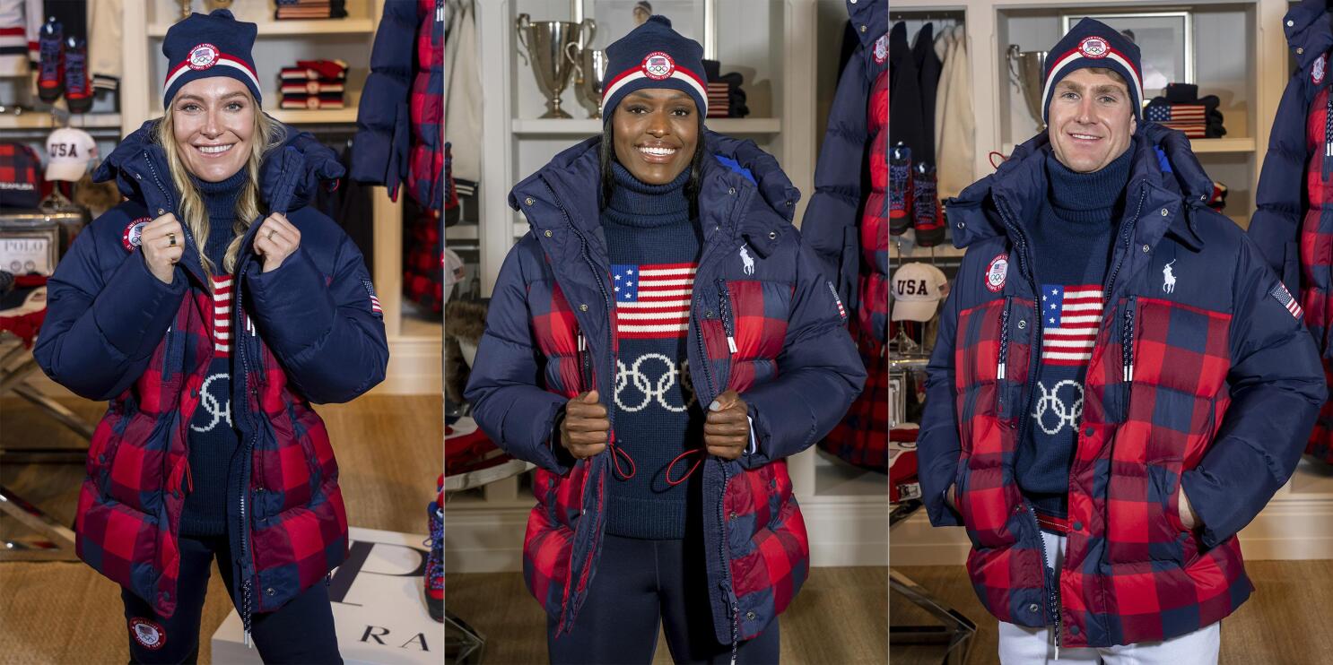 Navy Team USA Olympic Rings Bag Tag