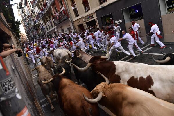 Spain's Running of the Bulls fills streets after 2-year COVID