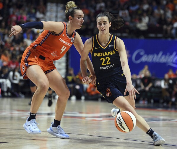 Caitlin Clark struggles in WNBA postseason debut as Indiana drops playoff opener to Connecticut | AP News