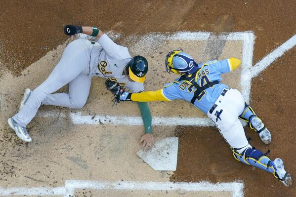 Rays hit five home runs, beat A's 9-5 for 7th straight win