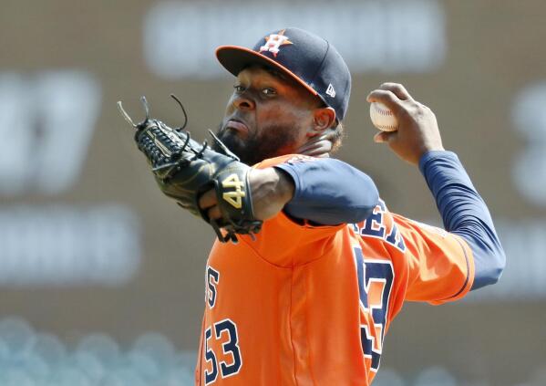Javier leads Astros over Tigers 2-1 for 7-game season sweep
