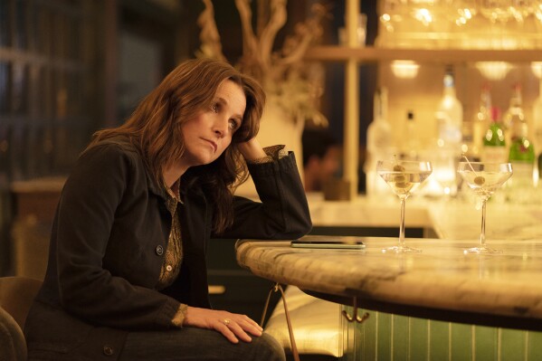 This image released by A24 shows Julia Louis-Dreyfus in a scene from 