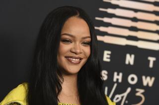 FILE - Rihanna attends an event for her lingerie line Savage X Fenty at the Westin Bonaventure Hotel in Los Angeles on on Aug. 28, 2021. The need to increase funding for Black feminist organizations is urgent, according to an open letter from some of philanthropy’s most influential organizations – including Melinda Gates’ Pivotal Ventures, Rihanna’s Clara Lionel Foundation, as well as the Ford Foundation and MacArthur Foundation – released Thursday, Jan. 26, 2023. (Photo by Jordan Strauss/Invision/AP, File)