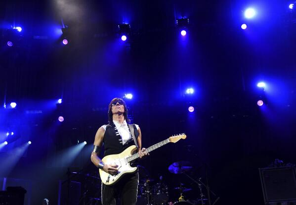 FILE - Guitarist Jeff Beck performs in concert at Madison Square Garden on Feb. 18, 2010 in New York. Beck, a guitar virtuoso who pushed the boundaries of blues, jazz and rock ‘n’ roll, influencing generations of shredders along the way and becoming known as the guitar player’s guitar player, died Tuesday, Jan. 10, 2023, after “suddenly contracting bacterial meningitis,” his representatives said in a statement released Wednesday. He was 78. (AP Photo/Evan Agostini, File)