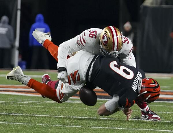 Bengals again give another game away. This time, to the San Francisco 49ers  in overtime.