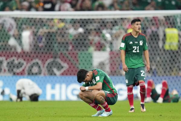 FP511Mexico's Kevin Alvarez retracts after the World Cup group C soccer match between Saudi Arabia and Mexico, at the Lusail Stadium in Lusail, Qatar, Wednesday, Nov. 30, 2022. (AP Photo/Manu Fernandez)