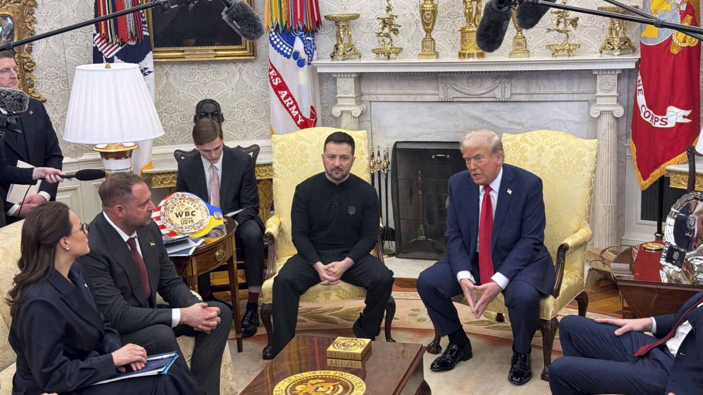 Zelenskyy se reúne com Trump e busca garantias contra a futura agressão russa
 #ÚltimasNotícias
