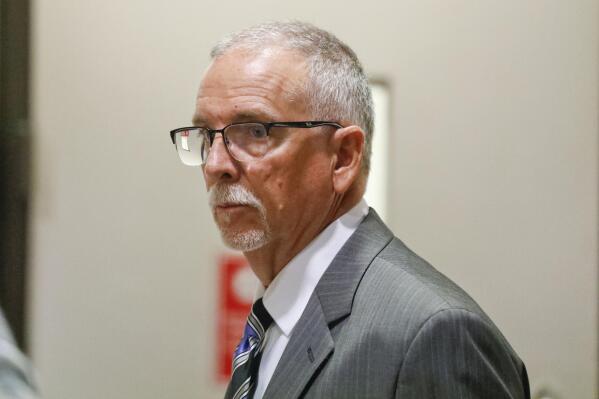 FILE - UCLA gynecologist James Heaps appears in Los Angeles Superior Court on June 26, 2019. Heaps, a former gynecologist at the University of California, Los Angeles was found guilty on five counts in a sexual abuse case Thursday, Oct. 20, 2022 in a Los Angeles court. (Al Seib/Los Angeles Times via AP, Pool, File)