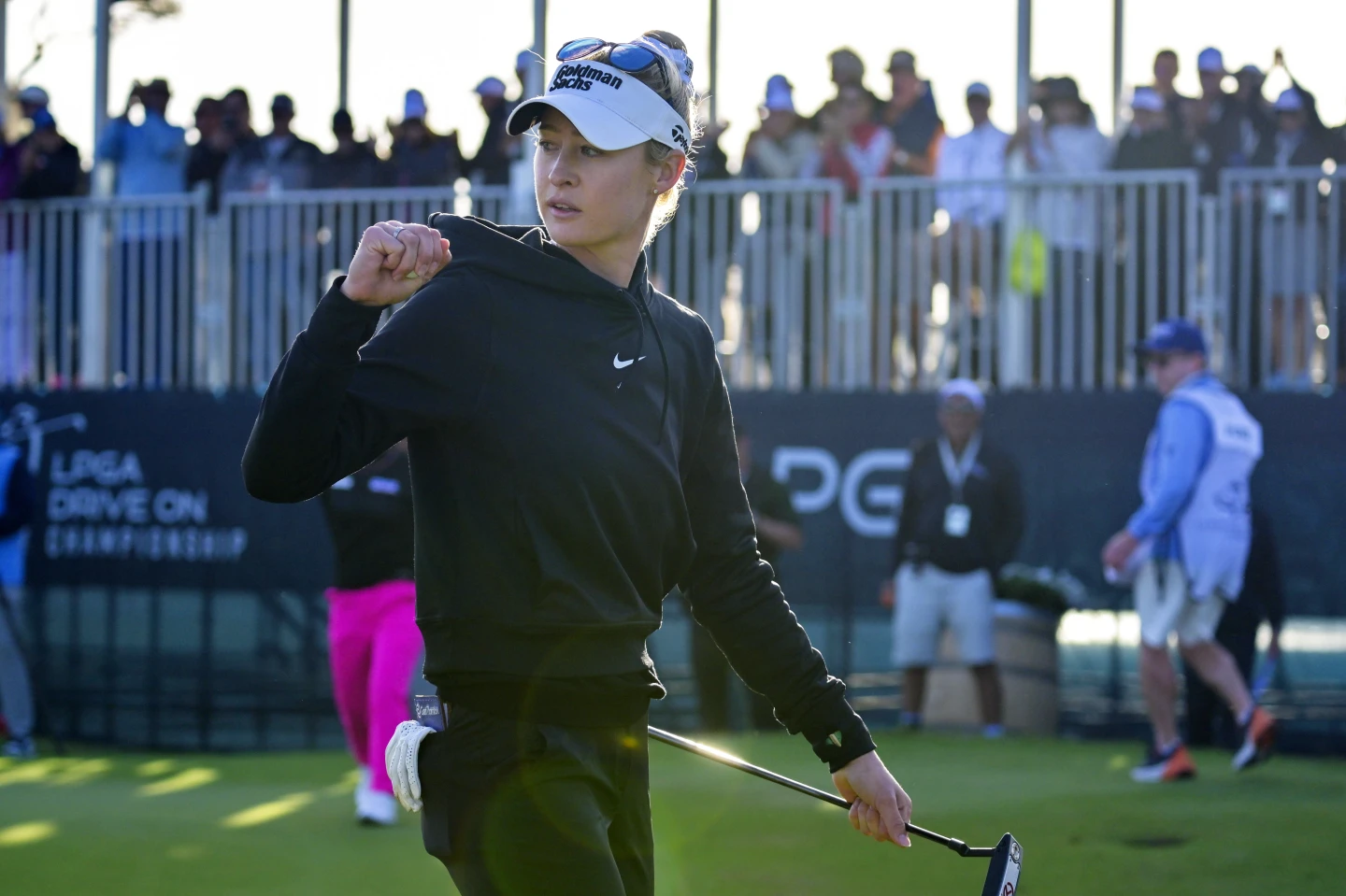 Nelly Korda rallies to force playoff, beats Lydia Ko in hometown LPGA Drive On Championship