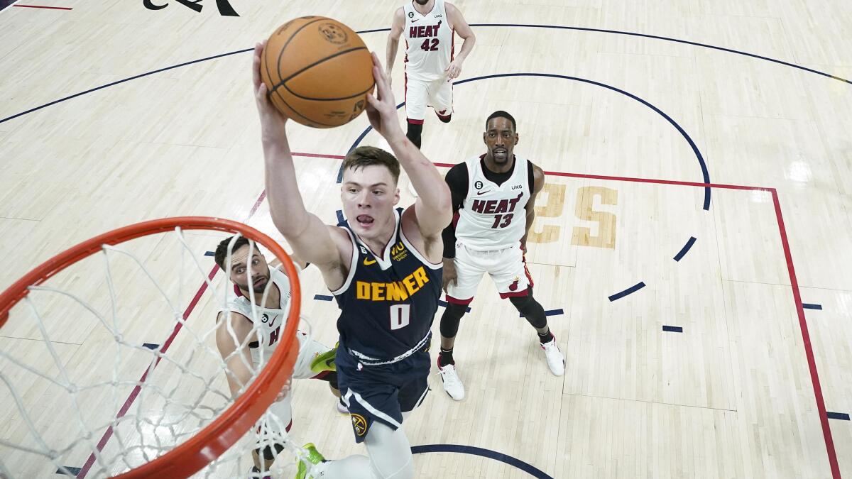 Nuggets rookie Christian Braun makes statement in Game 3 win
