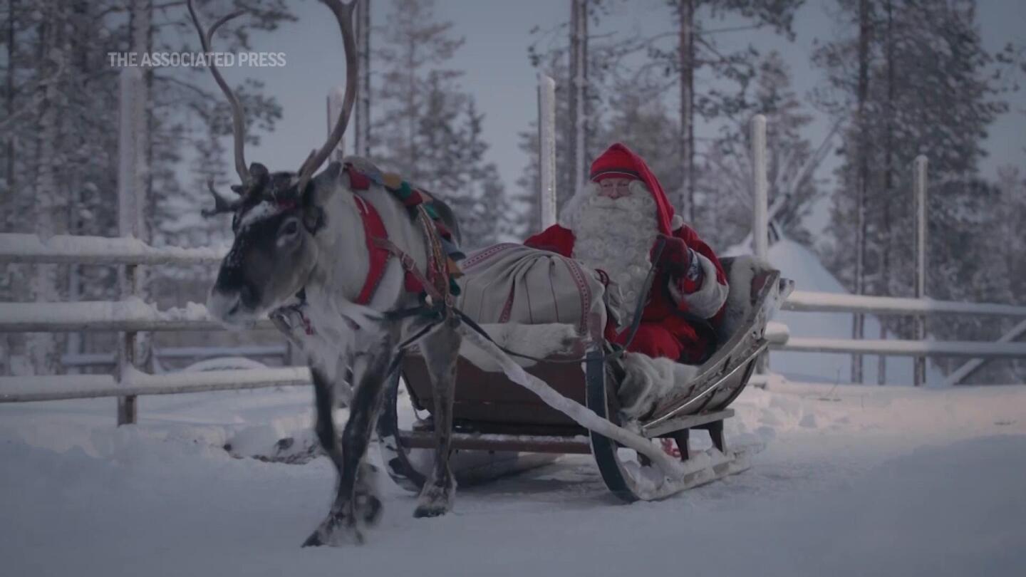 Santa gets ready for Christmas in Lapland AP News