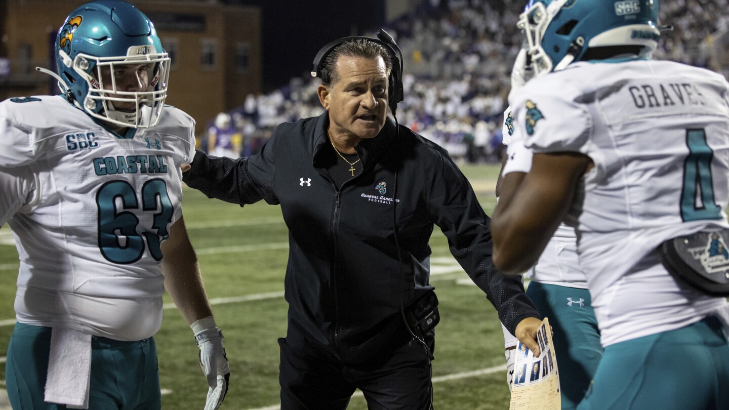 Coastal Carolina Fires Offensive Coordinator Travis Trickett