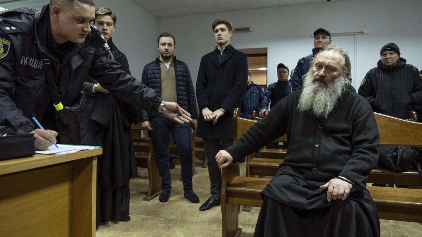 Ukrainian court puts an Orthodox leader under house arrest AP News