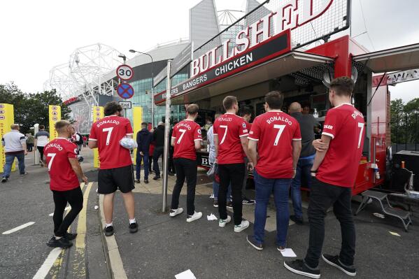 GOAL on X: Cristiano Ronaldo's No.7️⃣ shirts have taken over Old Trafford  