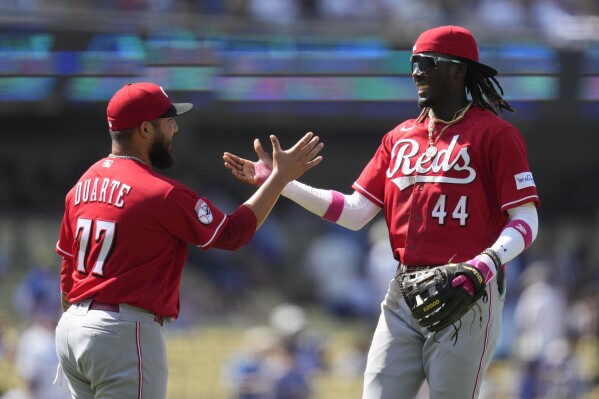 TJ Friedl, Matt McLain, Jake Fraley hit consecutive HRs to lift Reds