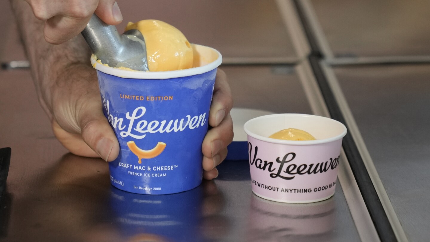 Сладоледът Van Leeuwen обикновено привлича клиенти с гурме възприятия на