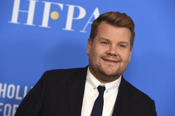 FILE - James Corden arrives at the 2019 Hollywood Foreign Press Association's Annual Grants Banquet at the Beverly Wilshire Beverly Hills on Wednesday, July 31, 2019. Corden lis eaving CBS’ “The Late Late Show” in spring 2023. (Photo by Jordan Strauss/Invision/AP, File)