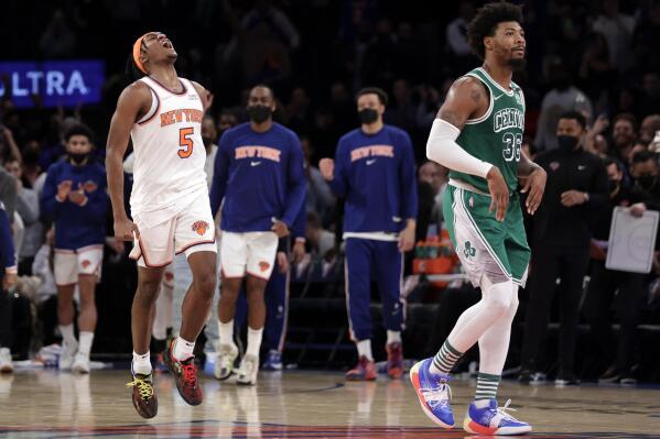 Watch RJ Barrett's Viral Buzzer Beater To Beat The Celtics - Fastbreak on  FanNation