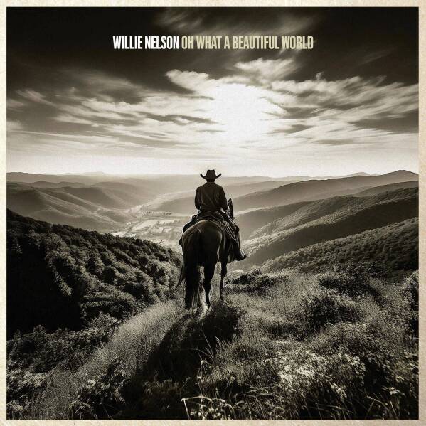 This album cover image released by Sony shows "Oh What A Beautiful World" by Willie Nelson. (Sony via AP)