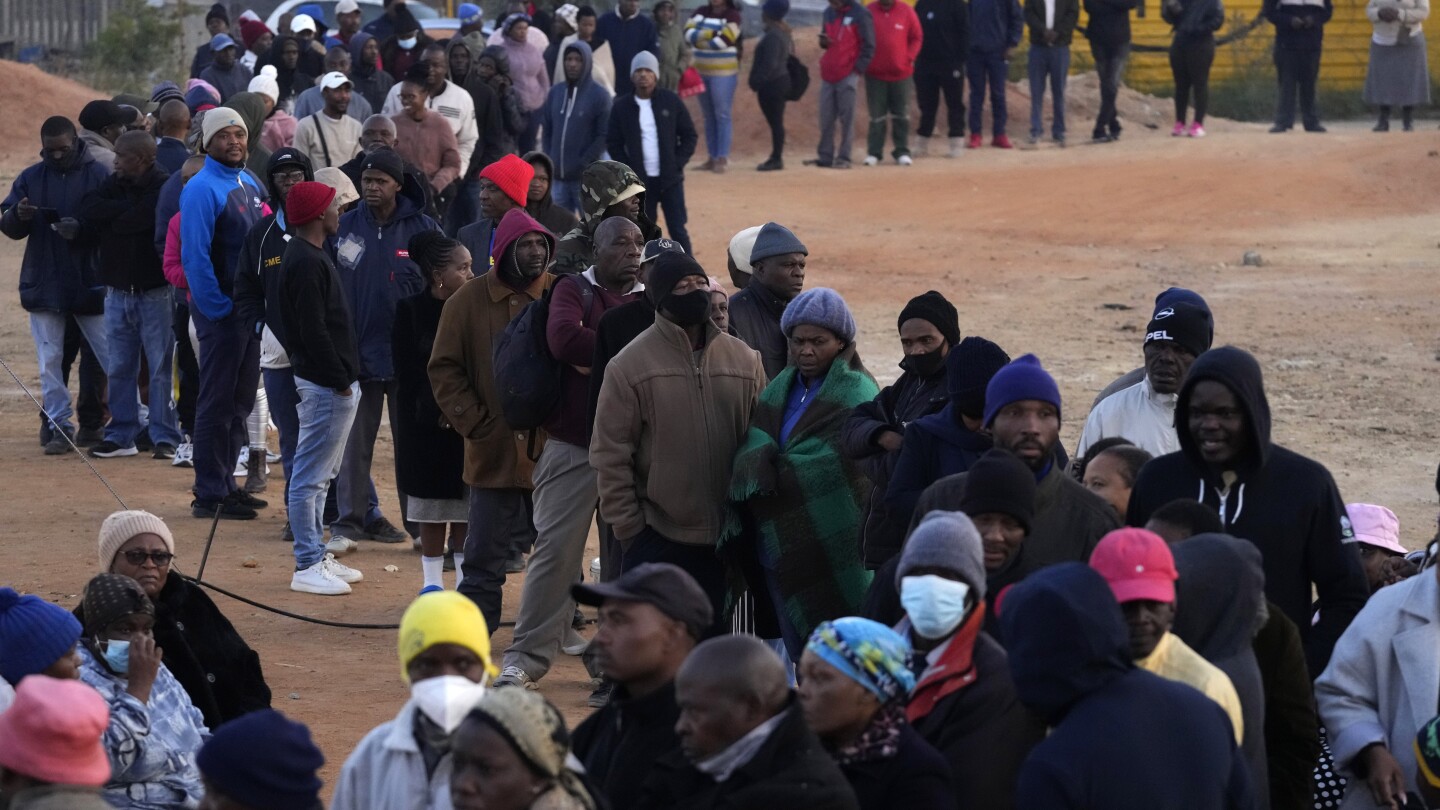 South Africa votes in an election that could bring about the biggest transformation since 1994