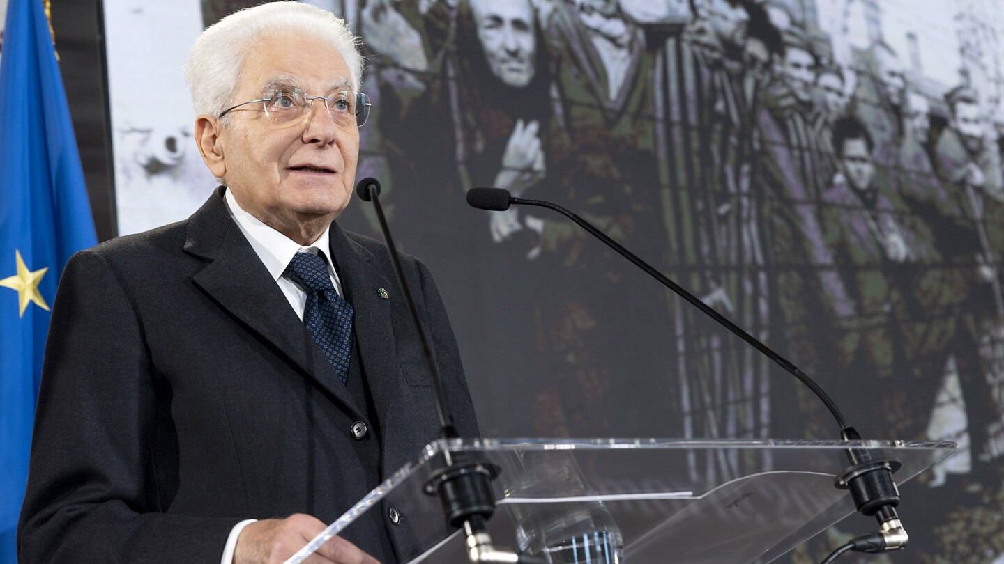 Der italienische Staatschef verurteilt Antisemitismus.  Die pro-palästinensische Kundgebung wurde vom Holocaust-Gedenktag verschoben