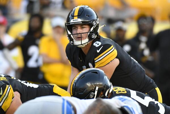 Trubisky starting QB, rookie Pickett the backup for Steelers