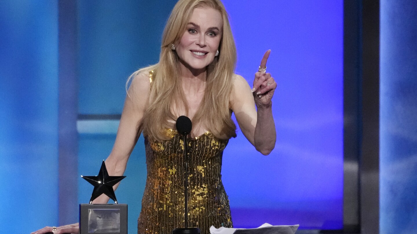 Nicole Kidman receives AFI Life Achievement Award