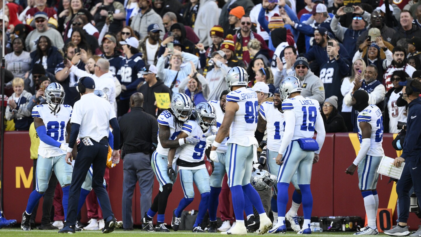 Dallas Cowboys Break Losing Streak, Beat Commanders 34-26