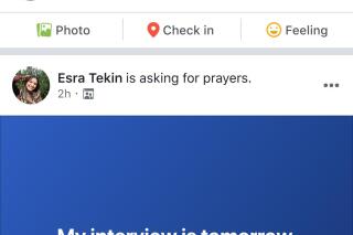 This image provided by Facebook in August 2021 shows a simulation of the social media company's prayer request feature. The tool has been embraced by some religious leaders as a cutting-edge way to engage the faithful online. Others are eyeing it warily as they weigh its usefulness against the privacy and security concerns they have with Facebook. (Facebook via AP)