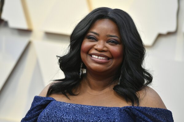 FILE - In this Feb. 24, 2019 file photo, Octavia Spencer arrives at the Oscars  at the Dolby Thea...
