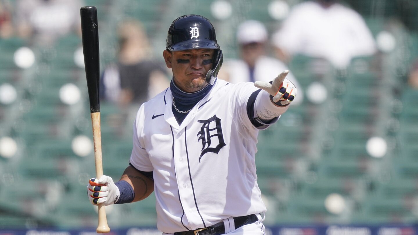Tigers put Miguel Cabrera on IL with biceps strain | AP News