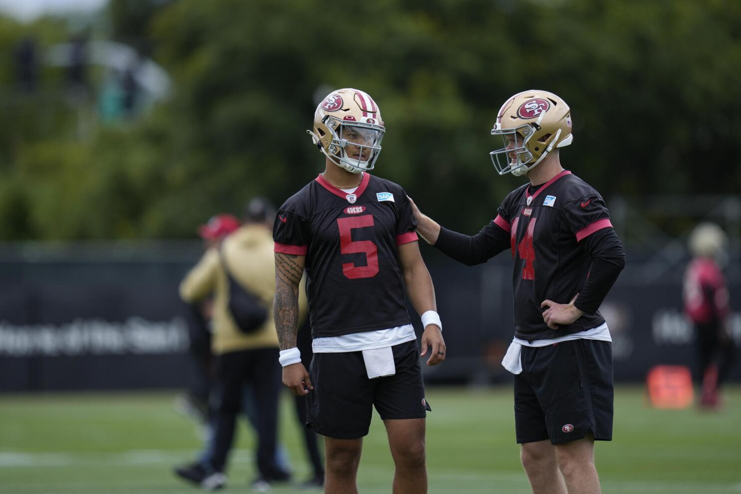 WATCH: 49ers QB Trey Lance shows off new mechanics on Day 1 of Training  Camp