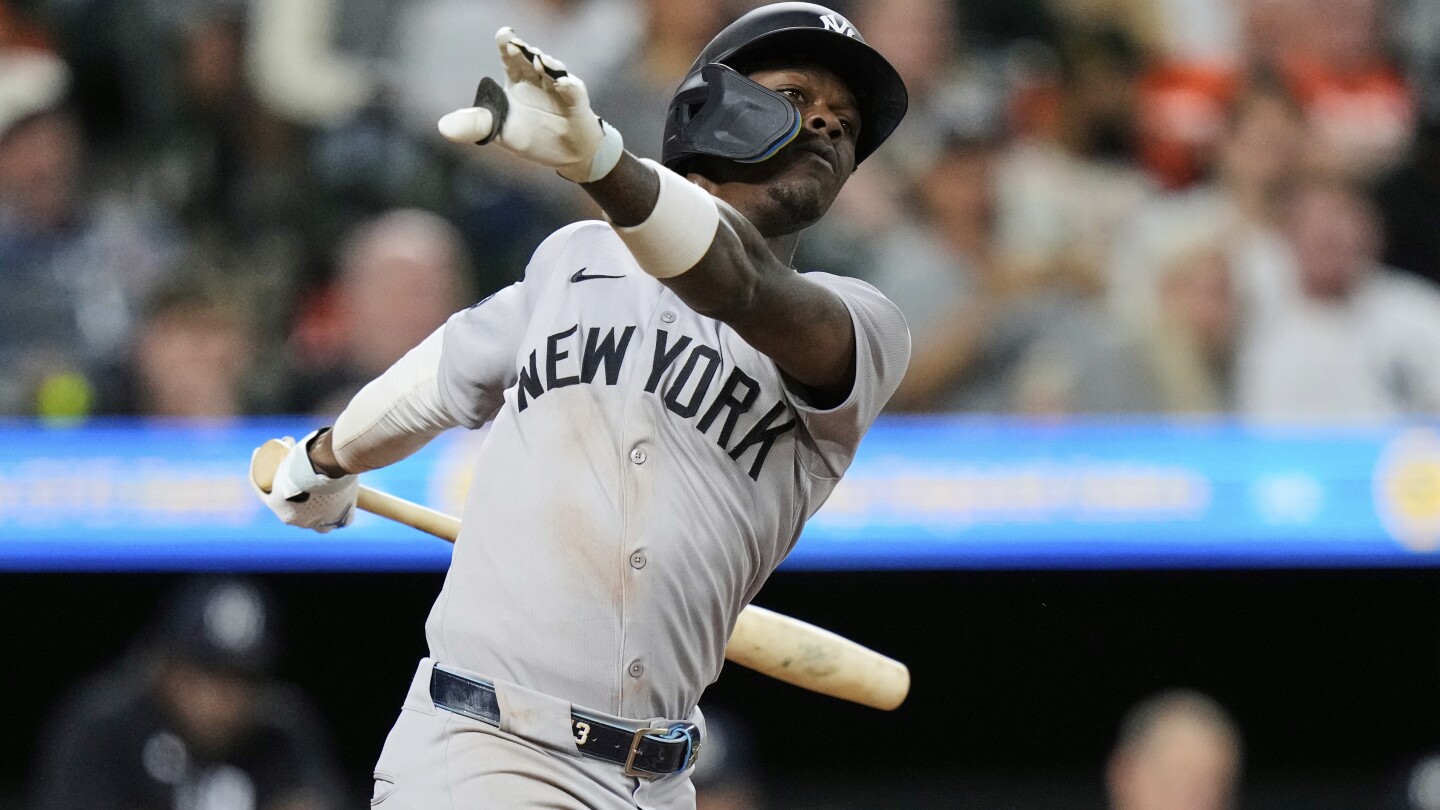 Yankees second baseman Jazz Chisholm Jr. put on injured list because of strained right oblique