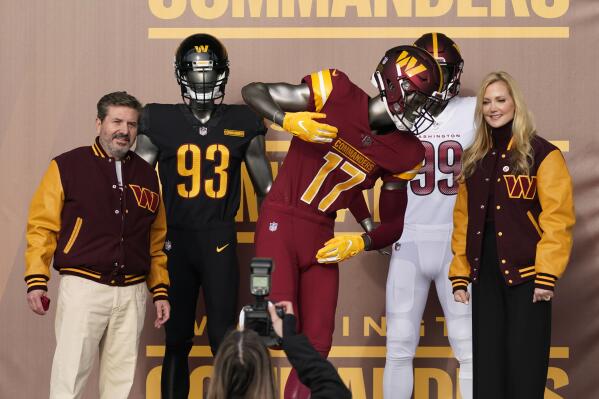 4 things to know about the Washington Commanders' new uniforms