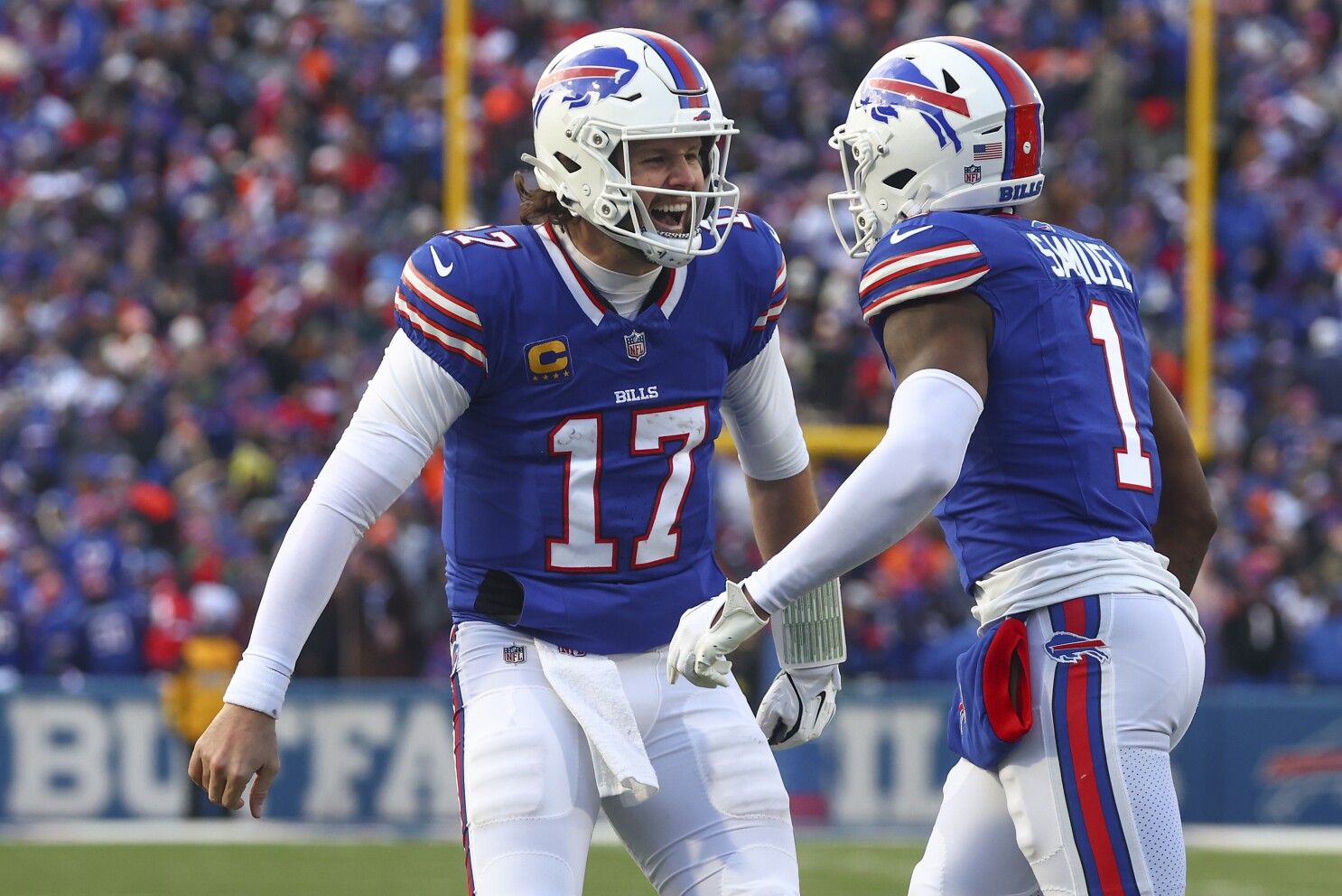 Josh Allen leads balanced offense as Bills dominate Broncos for 31-7  wild-card win | AP News