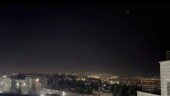 Interceptors missiles are launched into the sky early Sunday, April 14, 2024, in Jerusalem. (AP Photo/Sam Mednick)
