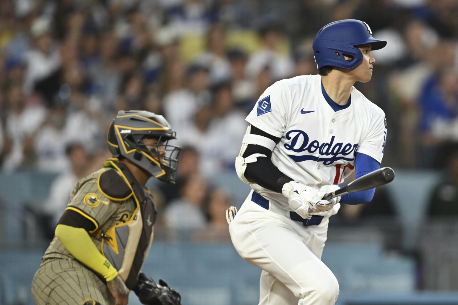 Ohtani gives up a run in pitching debut for Dodgers but shines at plate in 6-3 win over Padres