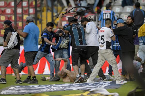 Mexico suspends league soccer matches after massive brawl